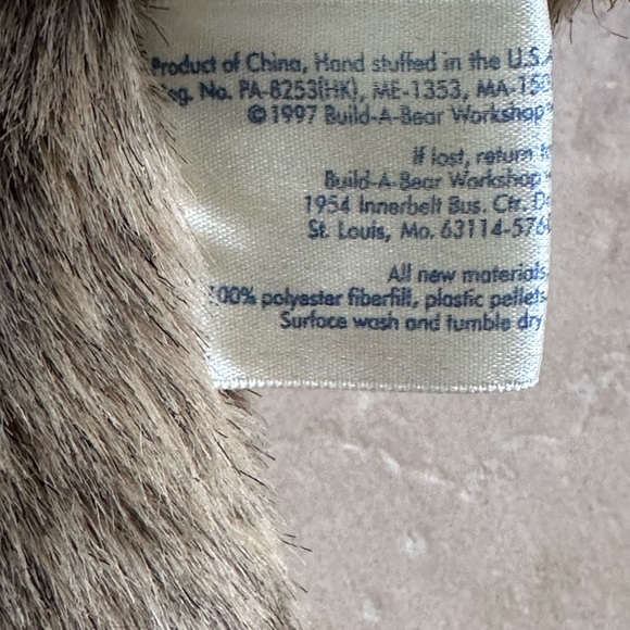 Vintage 1997 Build a Bear Brown Floppy Teddy Bear EC - Picture 7 of 12